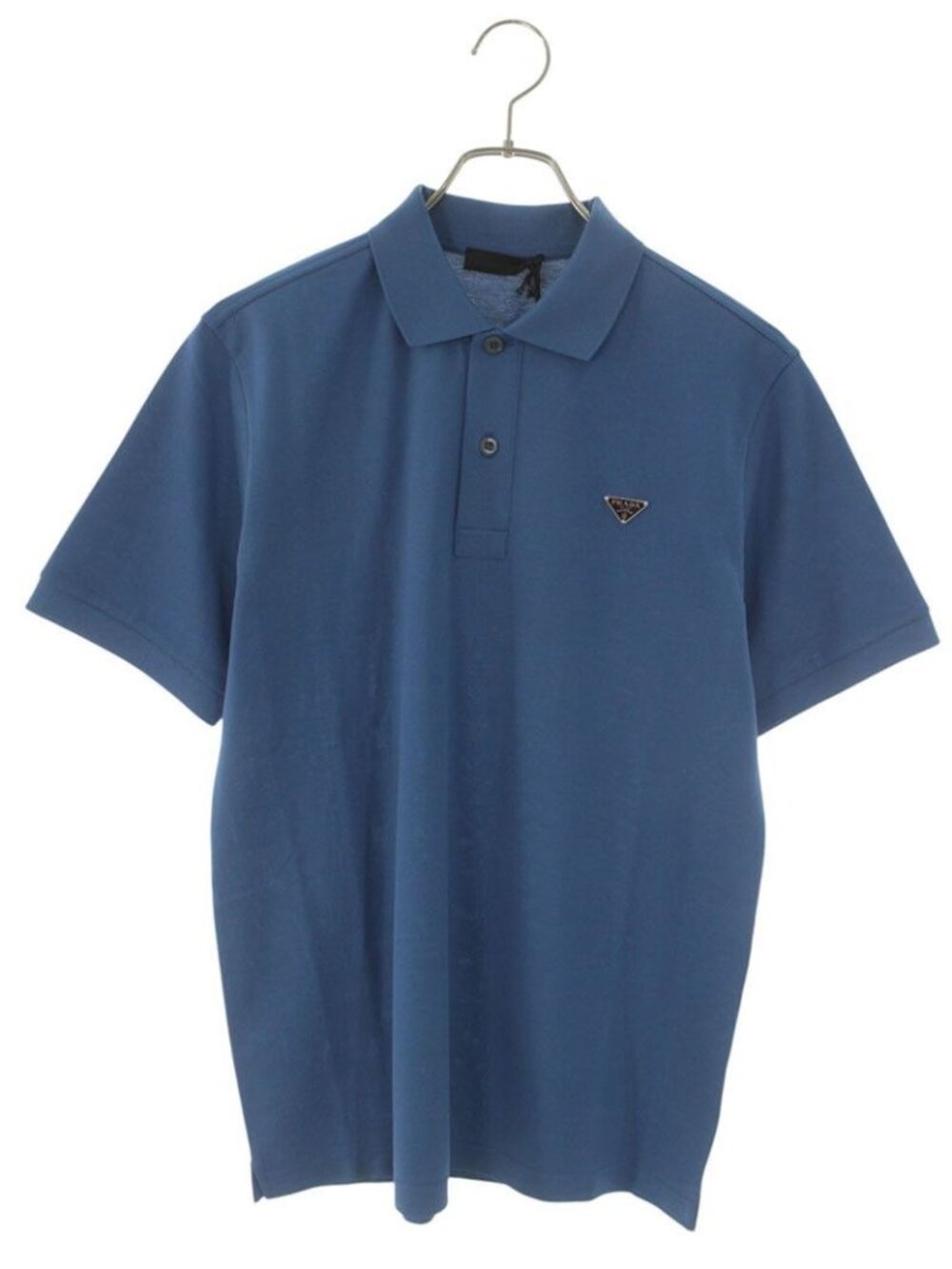 Prada Triangle Plate Pocket Short Sleeve Polo